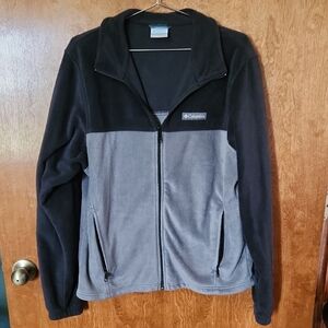Columbia Black and Gray Fleece Jacket